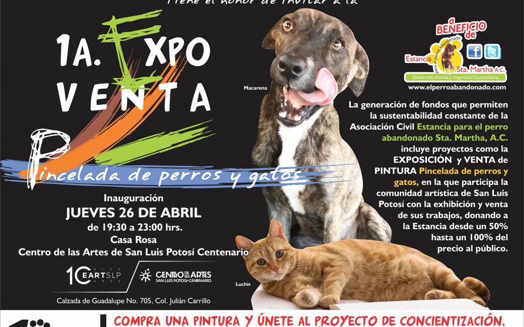 1a. EXPO-VENTA «PINCELADA DE PERROS Y GATOS»