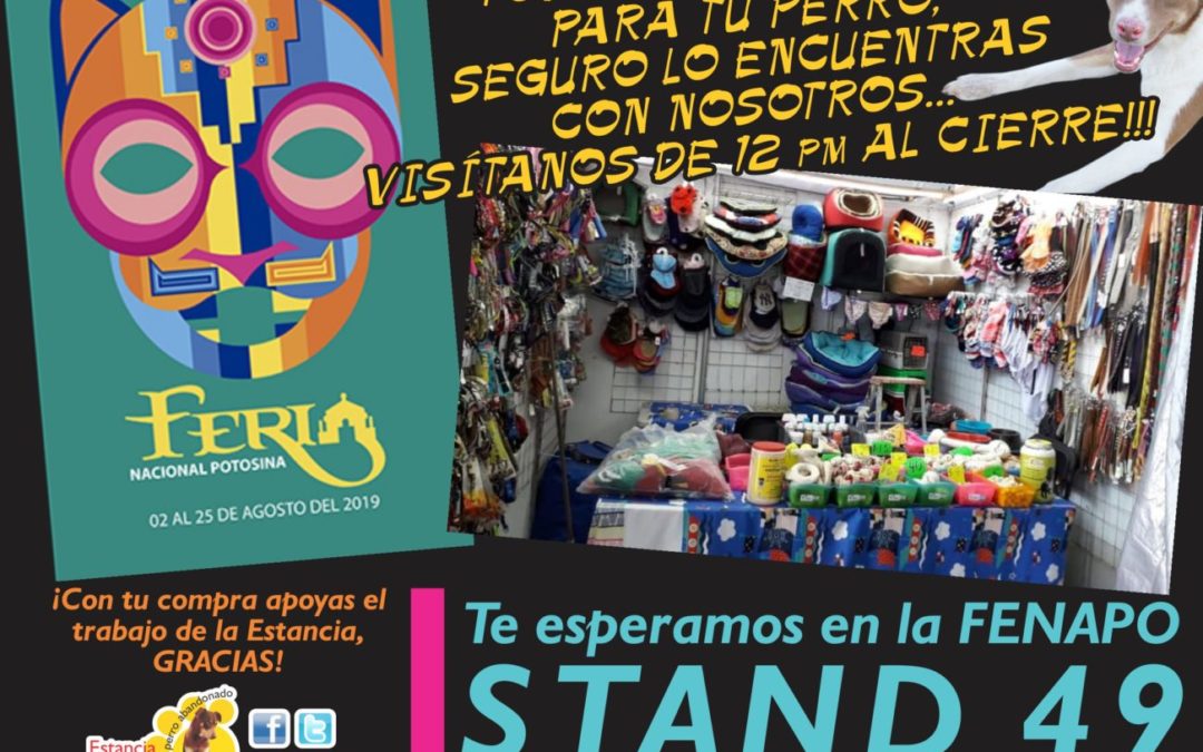 LA ESTANCIA EN LA FENAPO… VEN Y APOYA CON TU COMPRA!!!